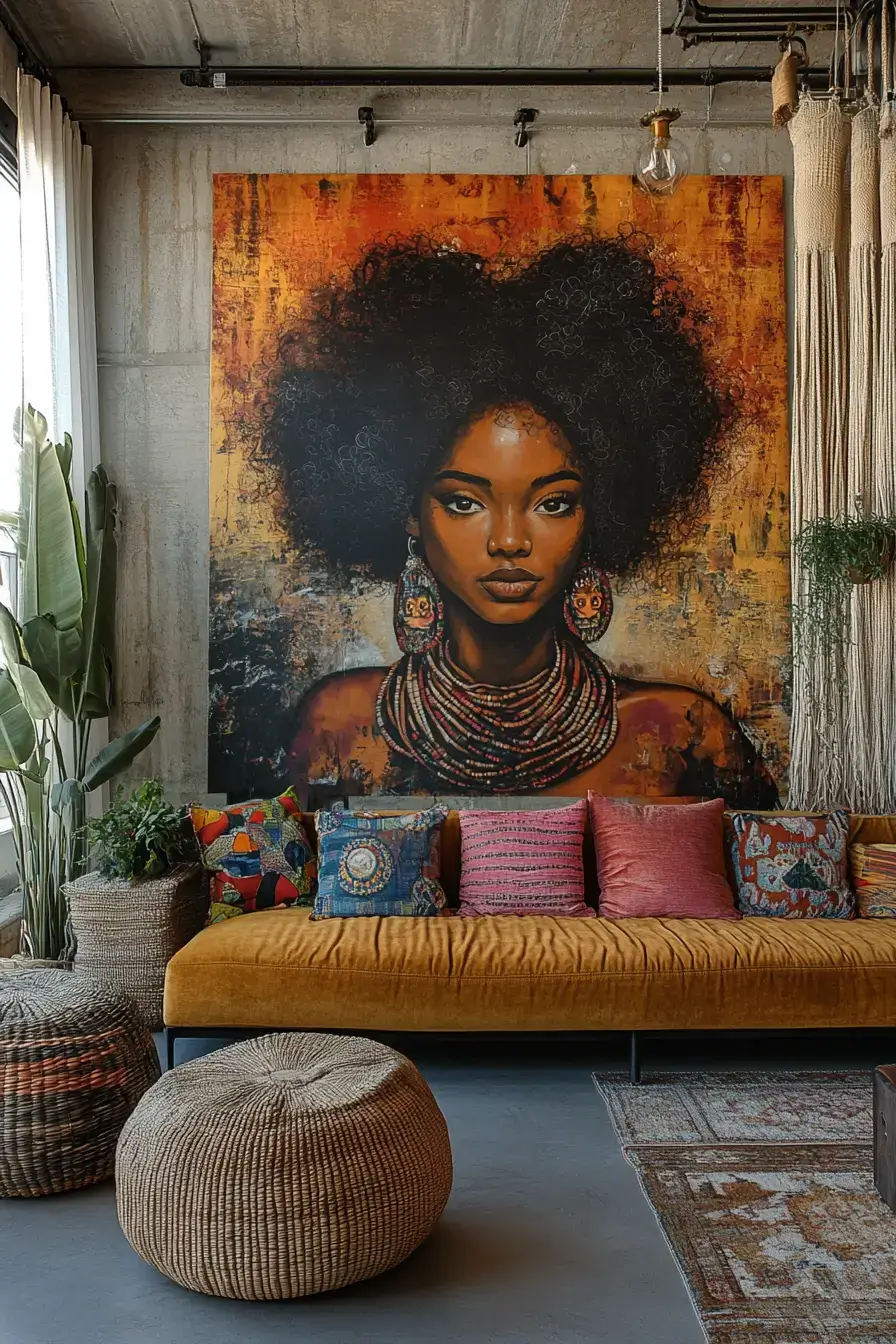 29 Afro Boho Living Room Ideas That Feel Lived-In, Not Staged afro boho living room