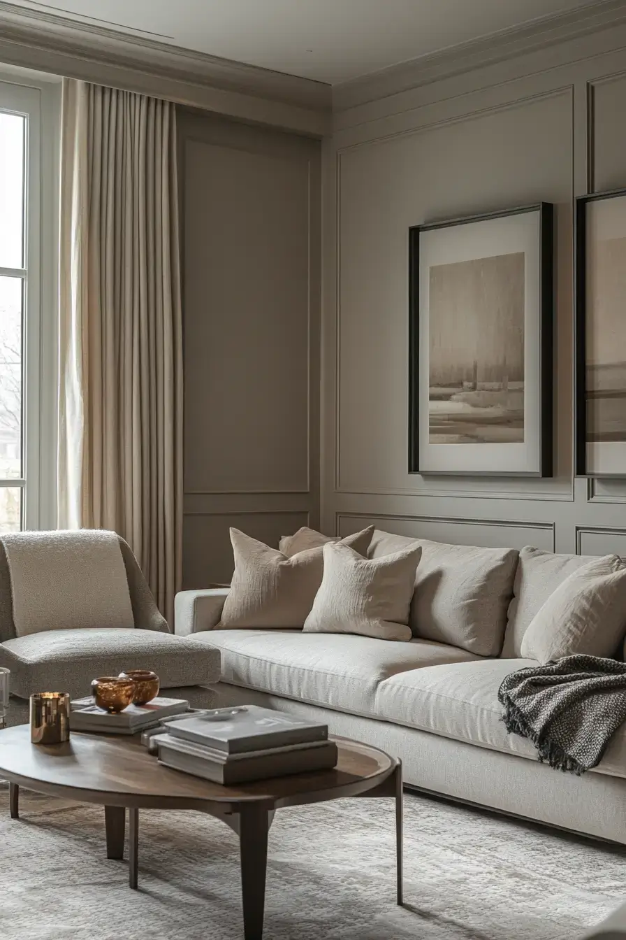25 Grey and Beige Living Room Mixes That Actually Stay Warm grey and beige living room