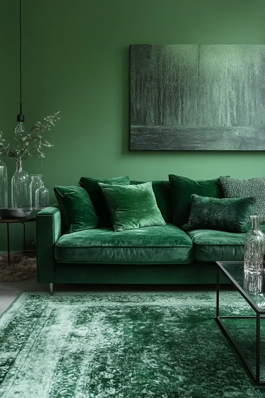 29 Emerald Green Living Room Ideas That Feel Rich Without Trying emerald green living room