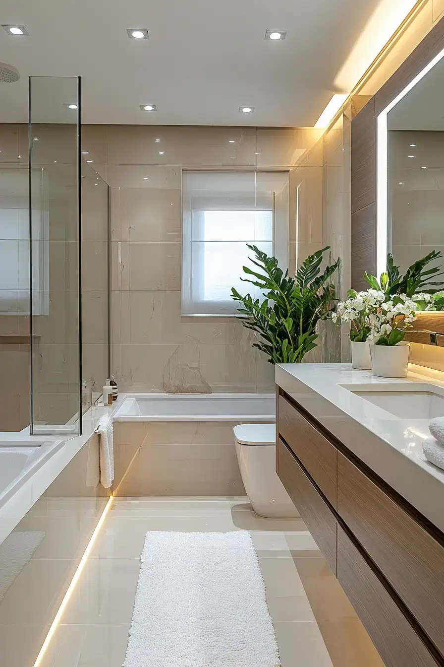29 Bathroom Inspo Ideas That Make Mornings Feel Less Rushed bathroom inspo