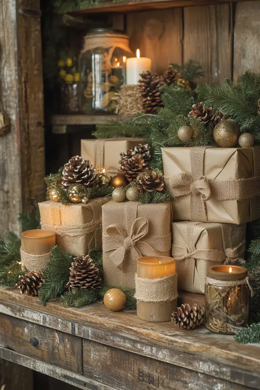 29 Rustic Christmas Decor Ideas That Feel Like an Old-Fashioned Holiday rustic christmas decor
