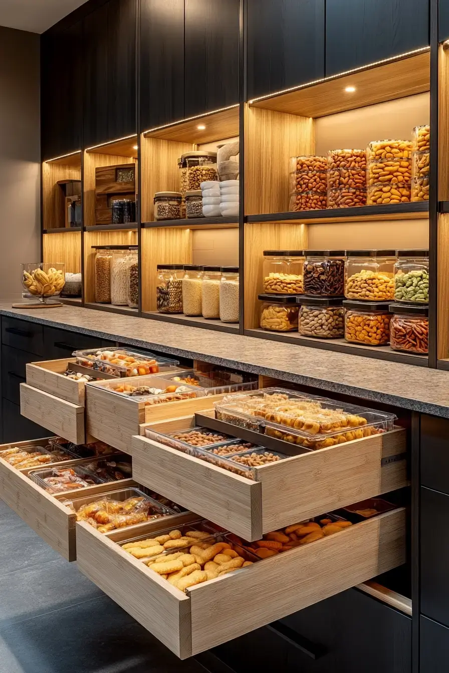 27 Kitchen Pantry Designs Built Around Real Grocery Habits kitchen pantry design