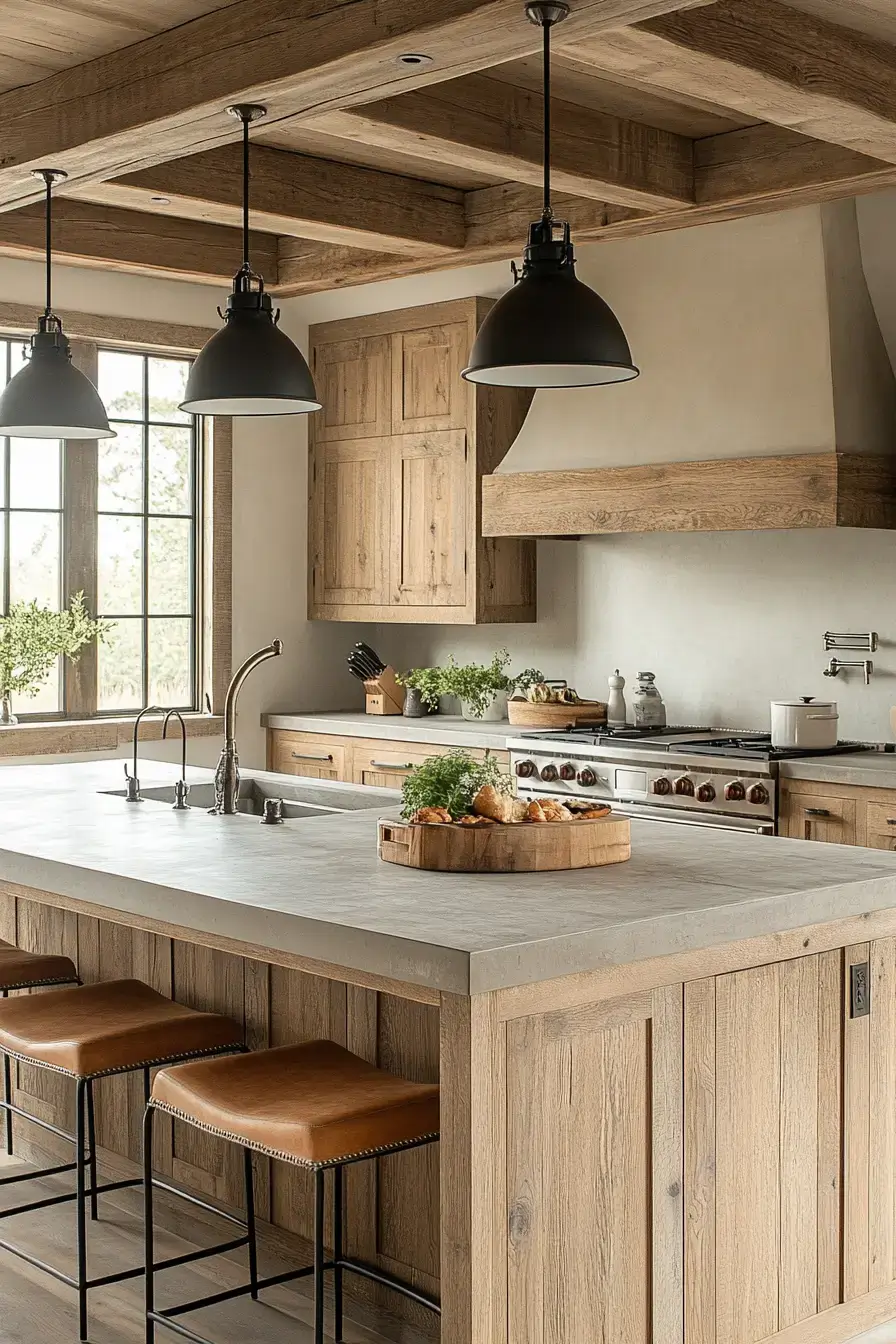 29 Rustic Kitchen Cabinets That Bring Real Wood Warmth Back rustic kitchen cabinets