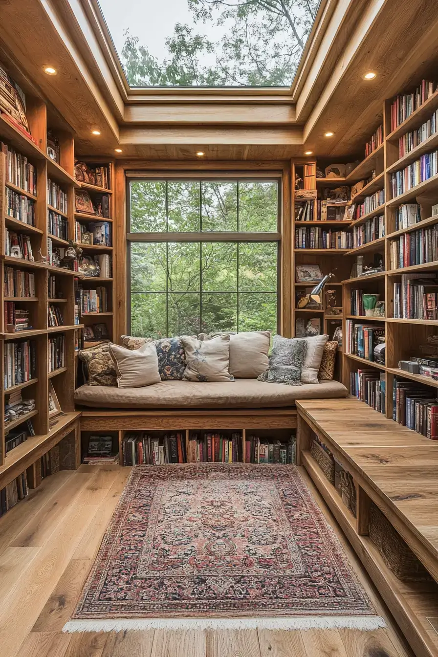 25 Cozy Home Library Corners That Make You Want to Stay Up Reading cozy home library