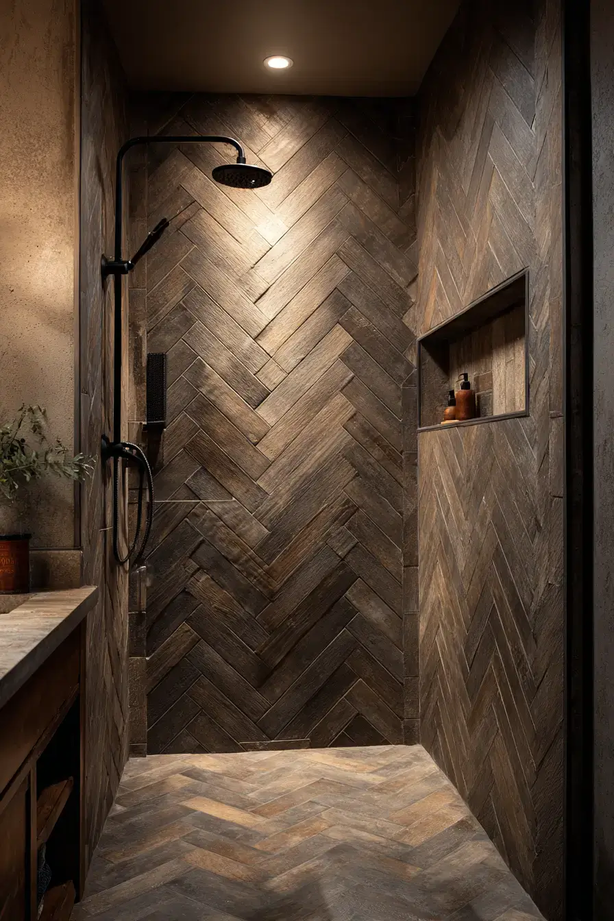 29 Rustic Walk In Shower Ideas That Bring the Cabin Spa Home rustic walk in shower ideas