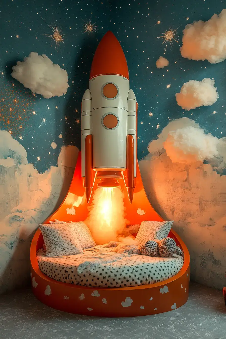 29 Space Themed Bedroom Ideas That Feel Like a Quiet Orbit space themed bedroom