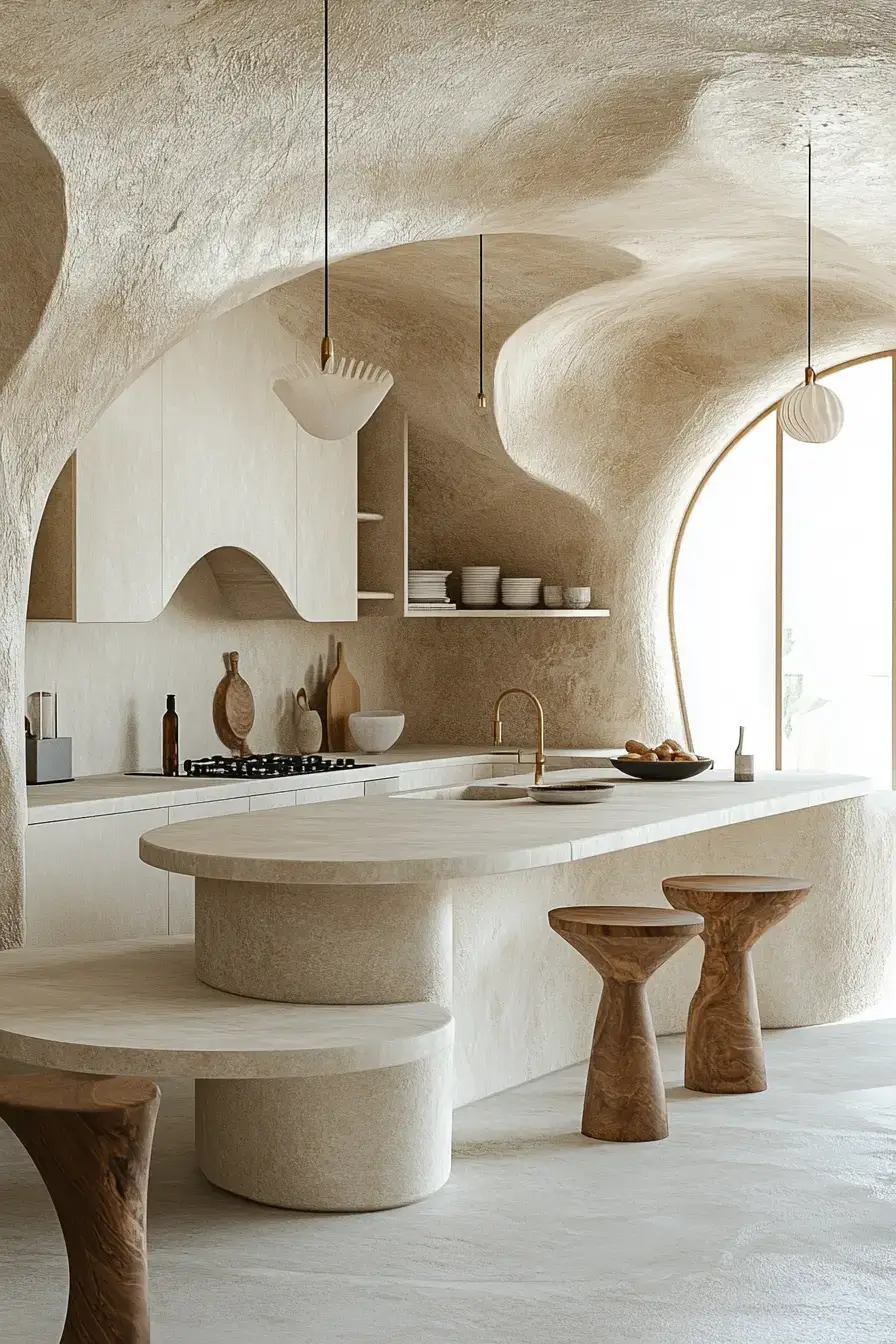 29 Modern Coastal Kitchen Ideas That Pair Marble With Driftwood modern coastal kitchen