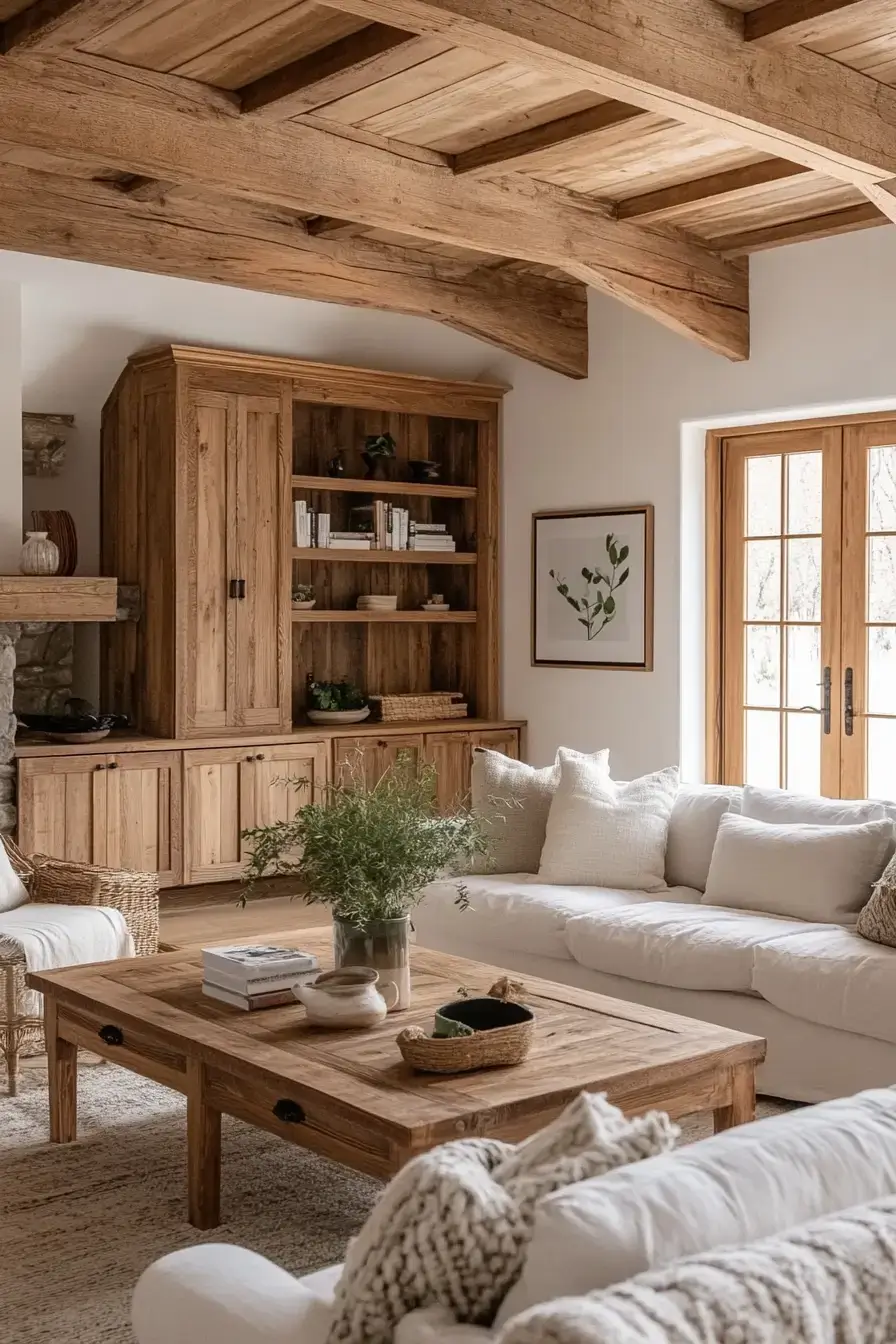 29 Rustic Farmhouse Living Room Ideas That Feel Lived-In, Not Staged rustic farmhouse living room