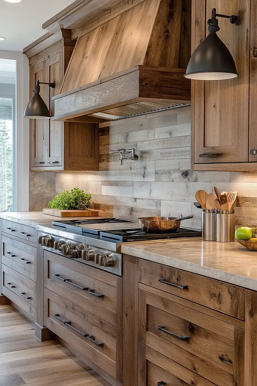 29 Rustic Kitchen Cabinets That Bring Real Wood Warmth Back rustic kitchen cabinets