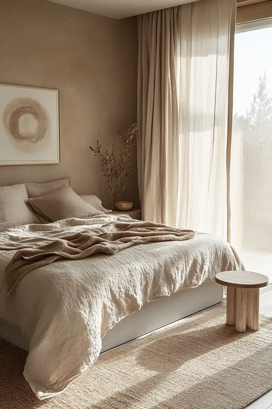 29 Beige Bedroom Ideas for Waking Up with the Light beige bedroom