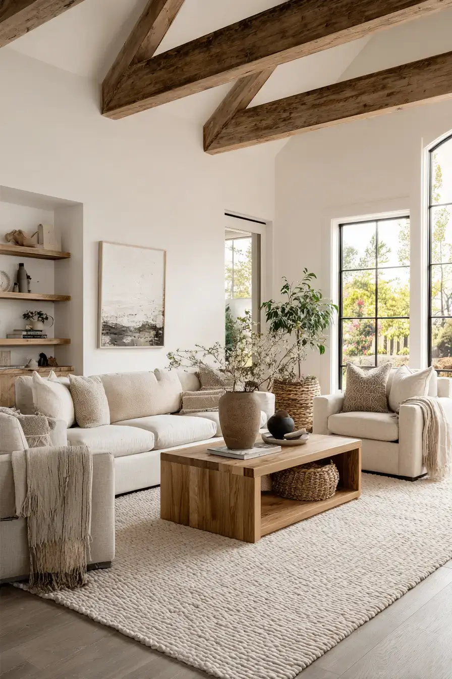 29 Rustic Farmhouse Living Room Ideas That Feel Lived-In, Not Staged rustic farmhouse living room