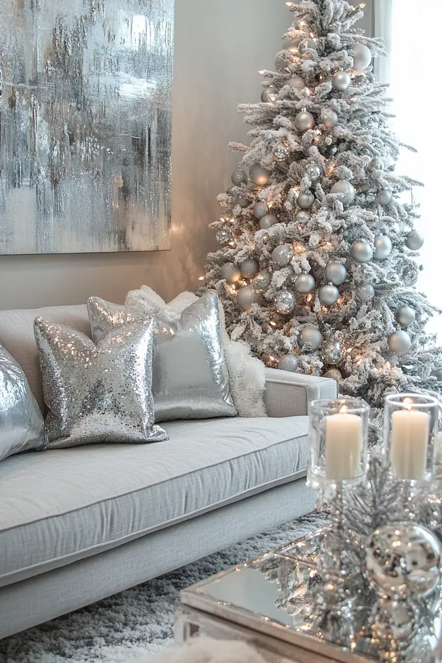 29 Christmas Living Room Setups That Feel Like a Real Holiday Evening christmas living room