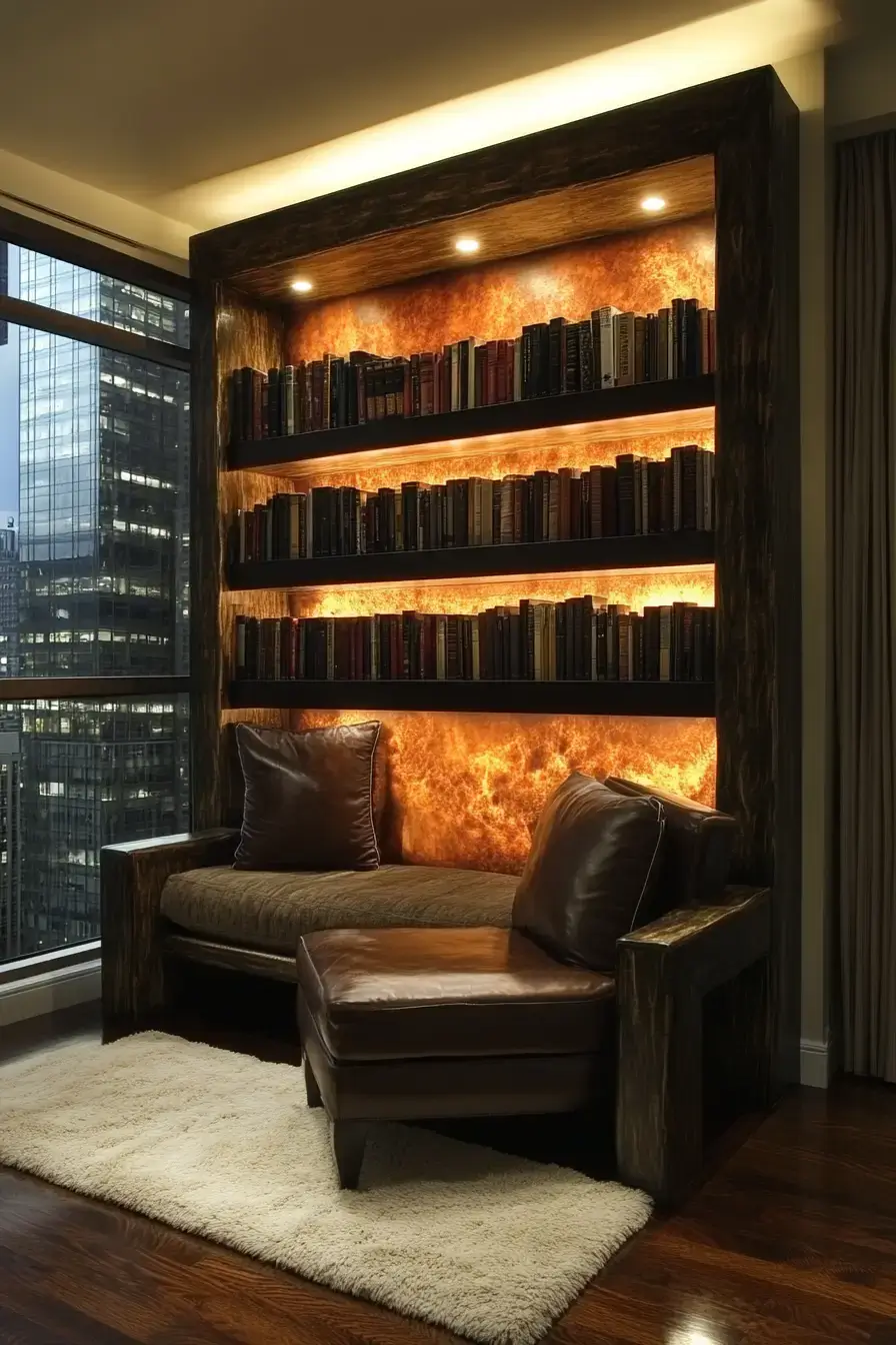 25 Cozy Home Library Corners That Make You Want to Stay Up Reading cozy home library