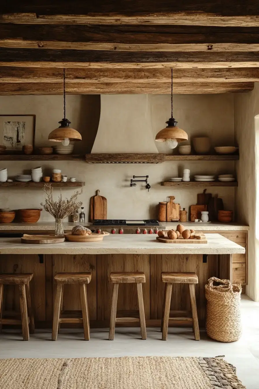 29 Rustic Kitchen Cabinets That Bring Real Wood Warmth Back rustic kitchen cabinets