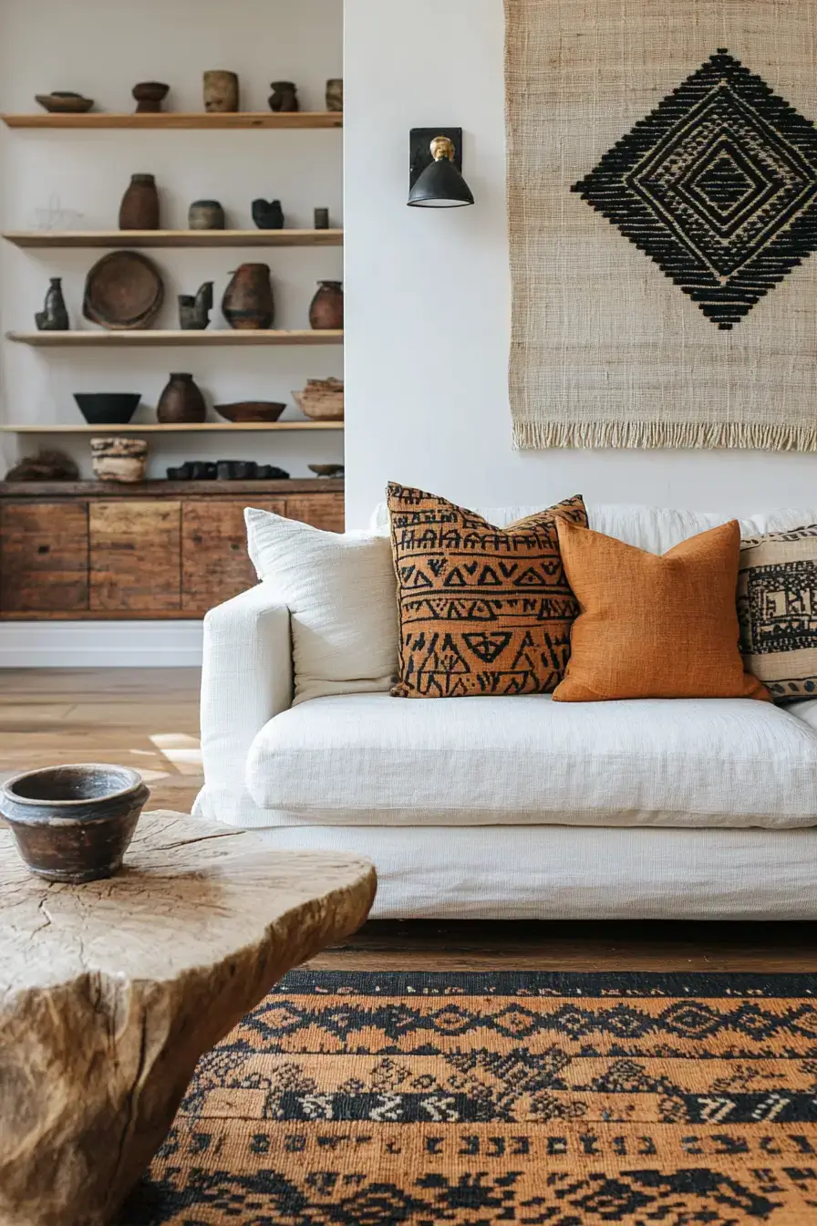 29 Afro Chic Home Decor Ideas That Mix Heritage With Quiet Confidence afro chic home decor