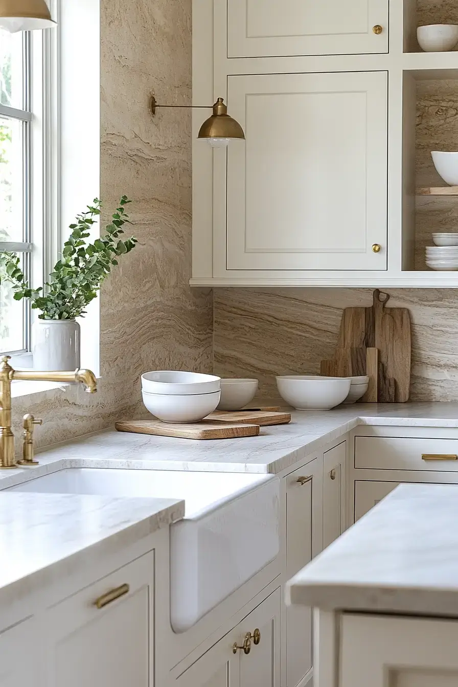 29 Modern Coastal Kitchen Ideas That Pair Marble With Driftwood modern coastal kitchen