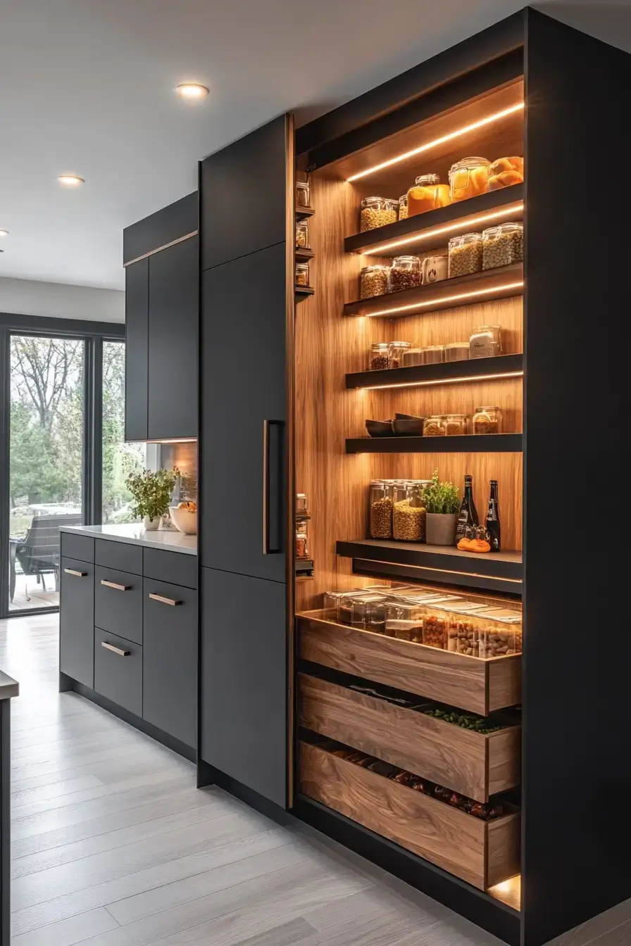 27 Kitchen Pantry Designs Built Around Real Grocery Habits kitchen pantry design