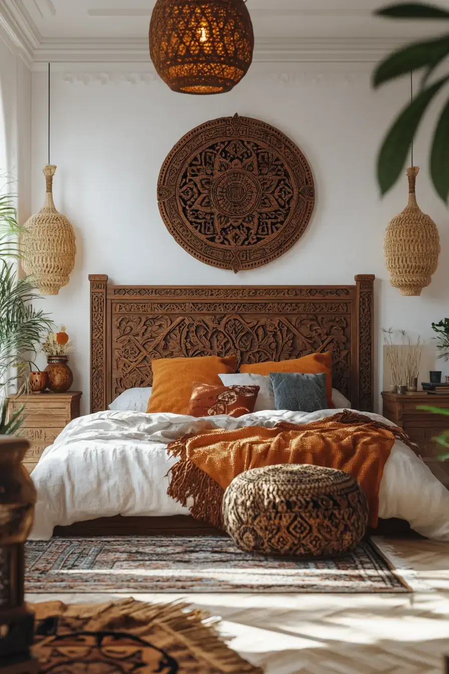 29 Afro Boho Bedroom Ideas That Turn Sleep Spaces Into Sanctuaries afro boho bedroom