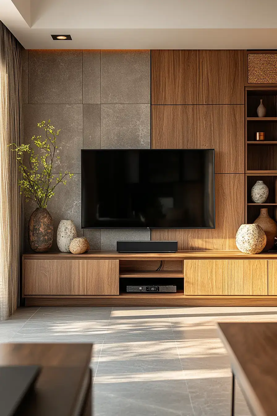 29 TV Unit Decor Ideas That Make the Living Room Feel Pulled Together tv unit decor