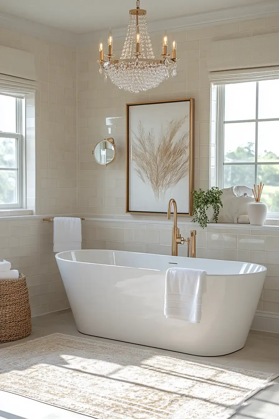 29 Modern Coastal Bathroom Ideas That Feel Spa-Calm modern coastal bathroom