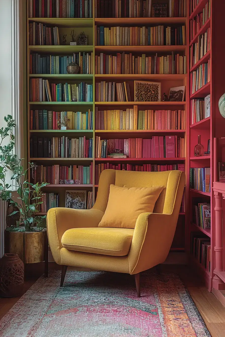 25 Cozy Home Library Corners That Make You Want to Stay Up Reading cozy home library