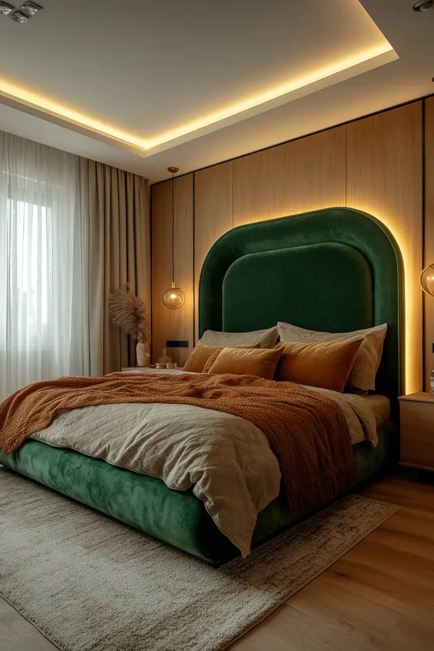 29 Emerald Green Bedroom Ideas for a Deep, Restful Retreat emerald green bedroom