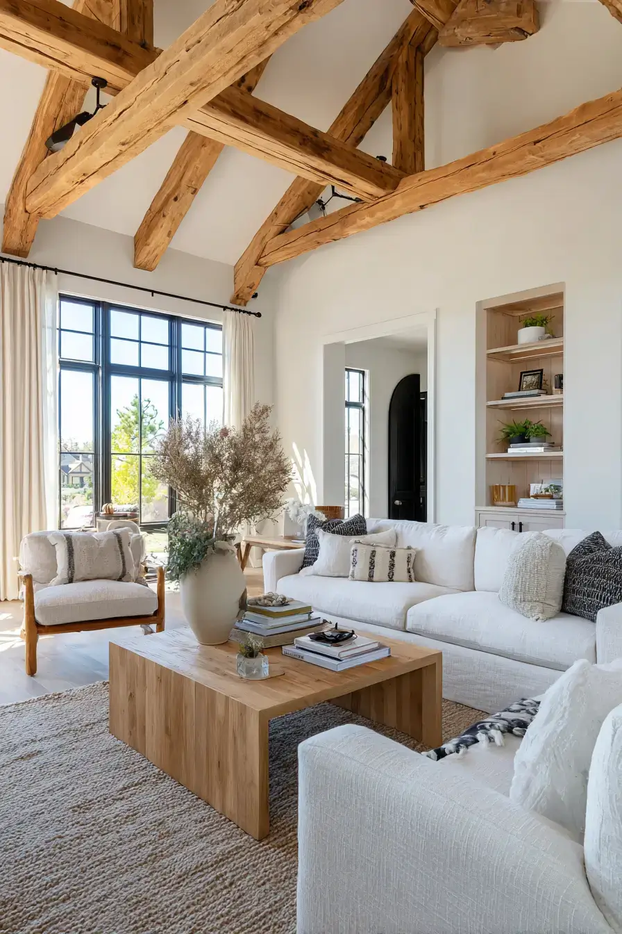 29 Rustic Farmhouse Living Room Ideas That Feel Lived-In, Not Staged rustic farmhouse living room