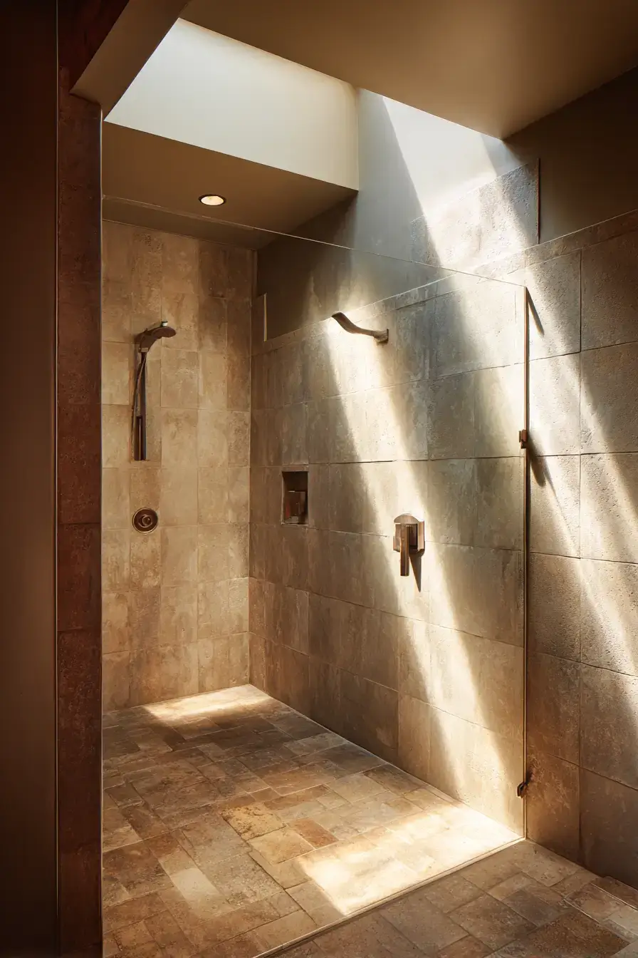 29 Rustic Walk In Shower Ideas That Bring the Cabin Spa Home rustic walk in shower ideas