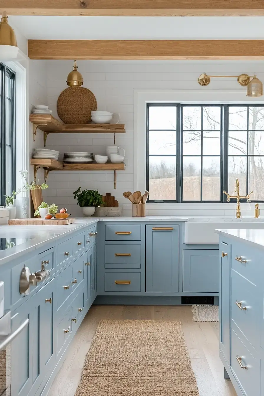 29 Modern Coastal Kitchen Ideas That Pair Marble With Driftwood modern coastal kitchen