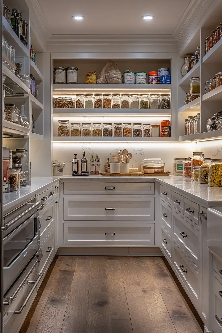 27 Kitchen Pantry Designs Built Around Real Grocery Habits kitchen pantry design