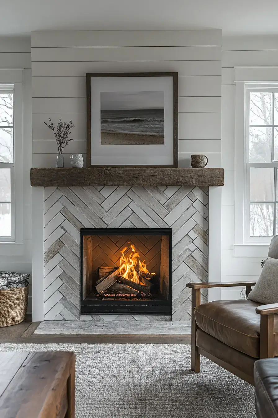29 Rustic Farmhouse Fireplace Ideas That Anchor the Whole Room rustic farmhouse fireplace