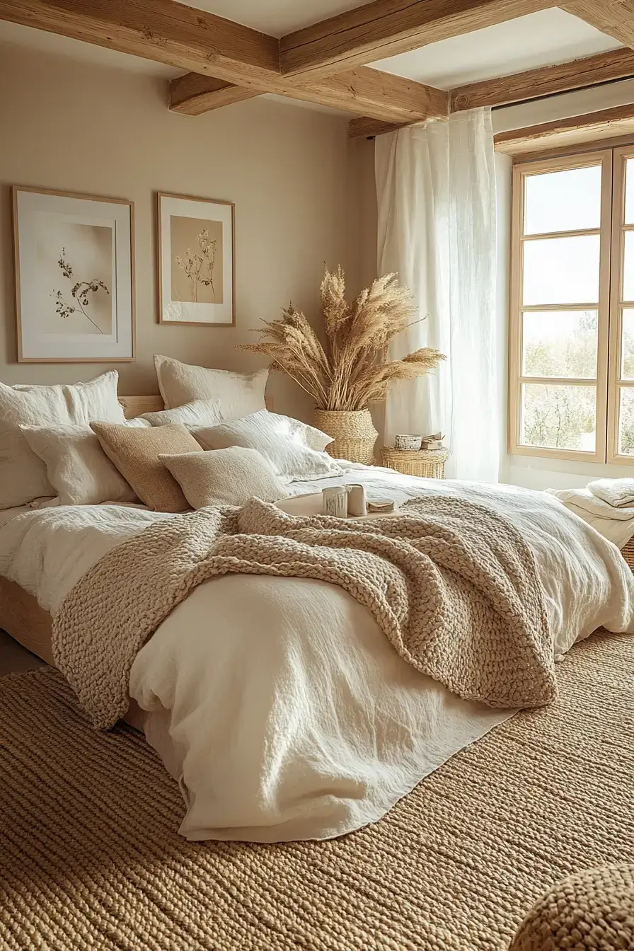 29 Beige Bedroom Ideas for Waking Up with the Light beige bedroom