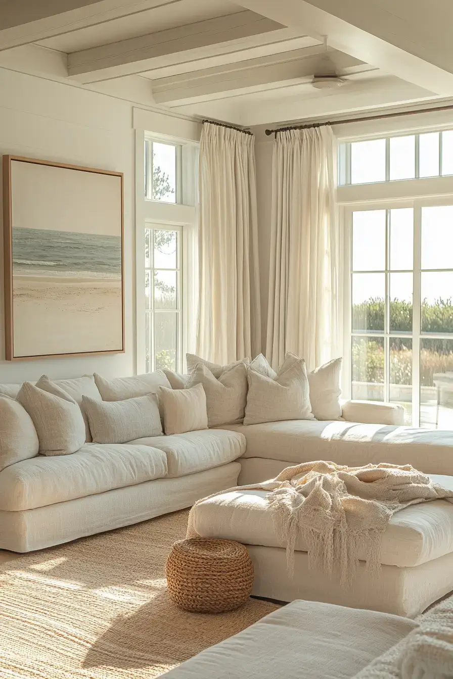29 Modern Coastal Living Room Ideas With a Clean, Breezy Edge modern coastal living room