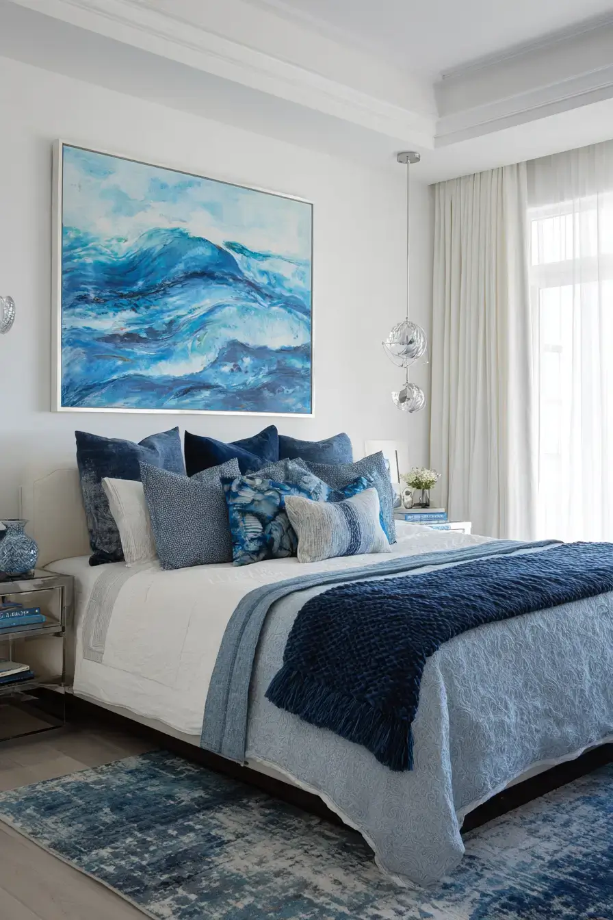29 Modern Coastal Bedroom Ideas That Sleep Light and Bright modern coastal bedroom