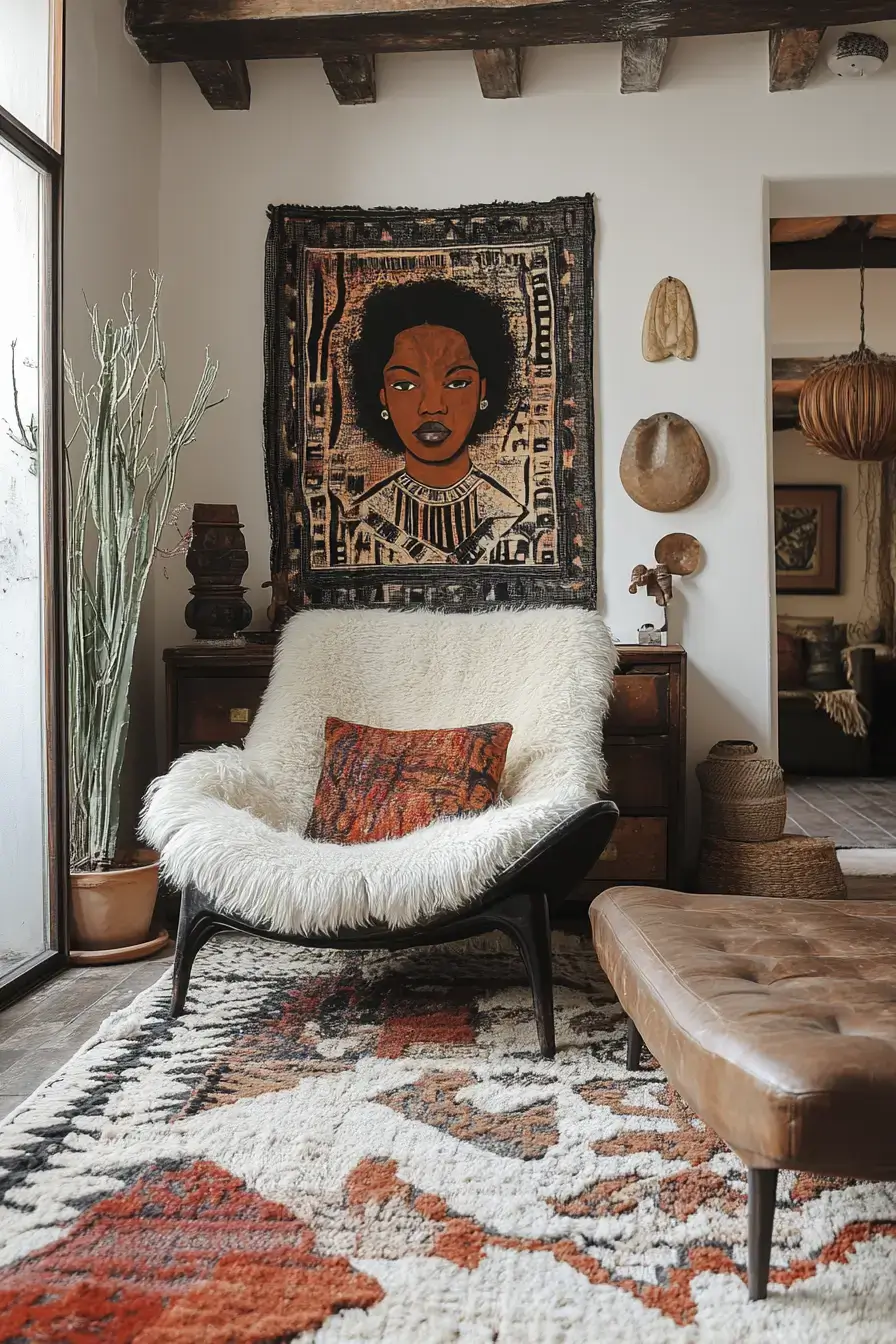 29 Afro Chic Home Decor Ideas That Mix Heritage With Quiet Confidence afro chic home decor