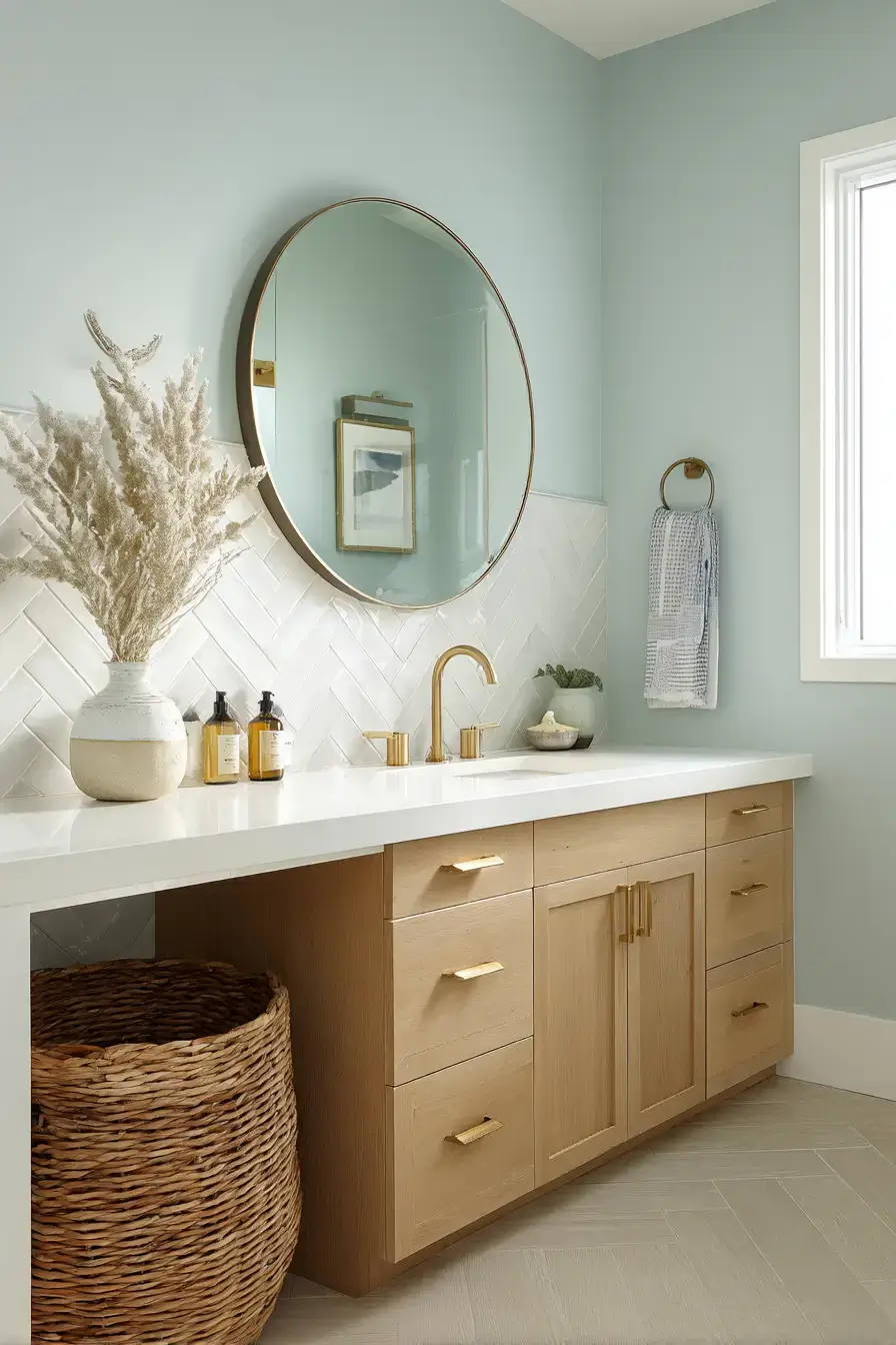 29 Modern Coastal Bathroom Ideas That Feel Spa-Calm modern coastal bathroom