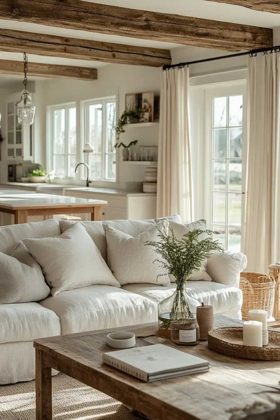 29 Rustic Farmhouse Living Room Ideas That Feel Lived-In, Not Staged rustic farmhouse living room