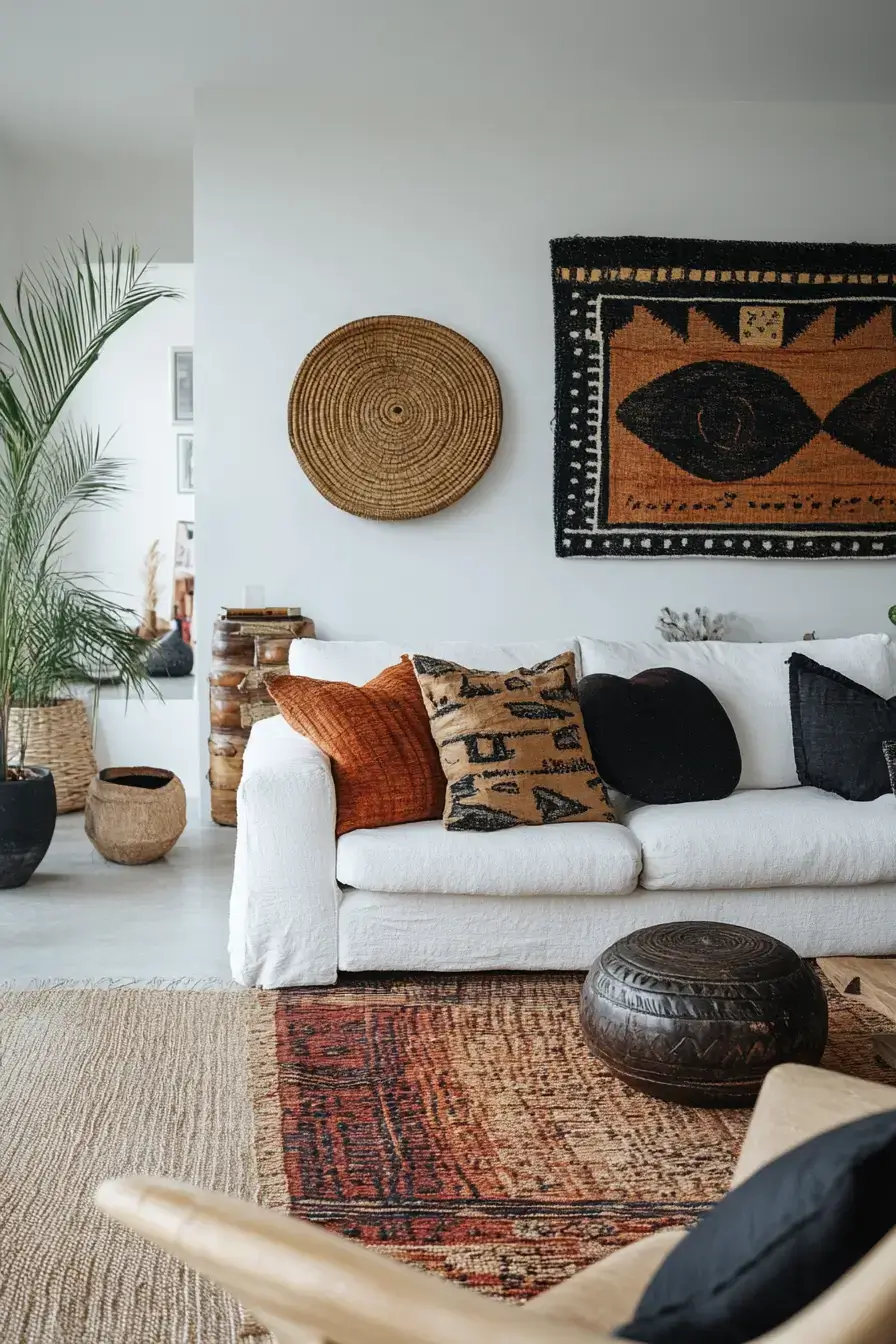 29 Afro Boho Living Room Ideas That Feel Lived-In, Not Staged afro boho living room
