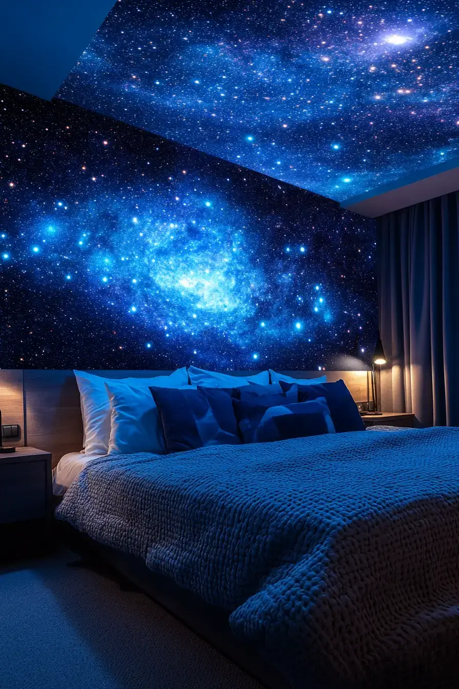 29 Space Themed Bedroom Ideas That Feel Like a Quiet Orbit space themed bedroom