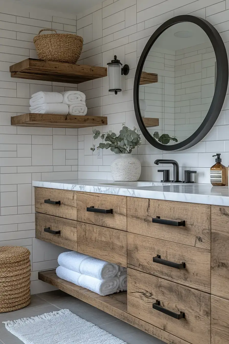 29 Modern Coastal Bathroom Ideas That Feel Spa-Calm modern coastal bathroom