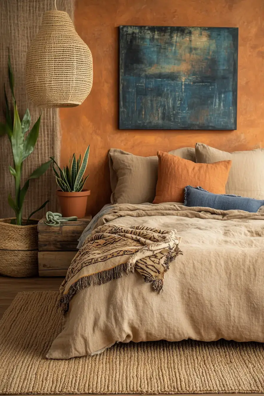 29 Minimalist Boho Bedroom Ideas That Balance Bare and Cozy minimalist boho bedrooms