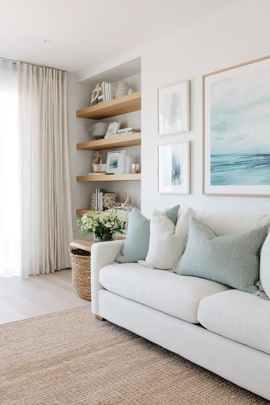29 Modern Coastal Living Room Ideas With a Clean, Breezy Edge modern coastal living room
