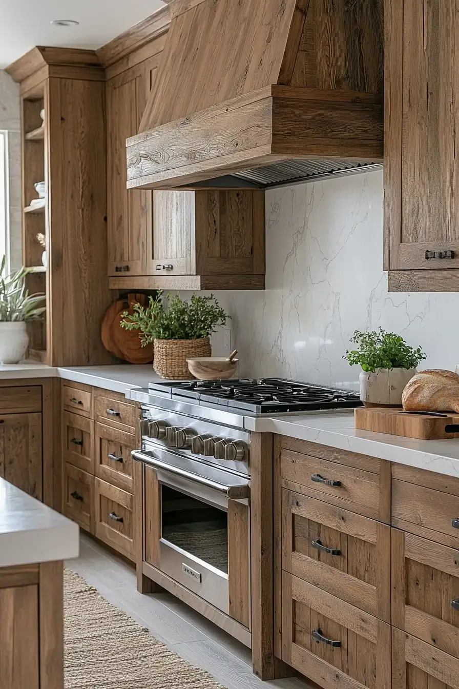 29 Rustic Kitchen Cabinets That Bring Real Wood Warmth Back rustic kitchen cabinets