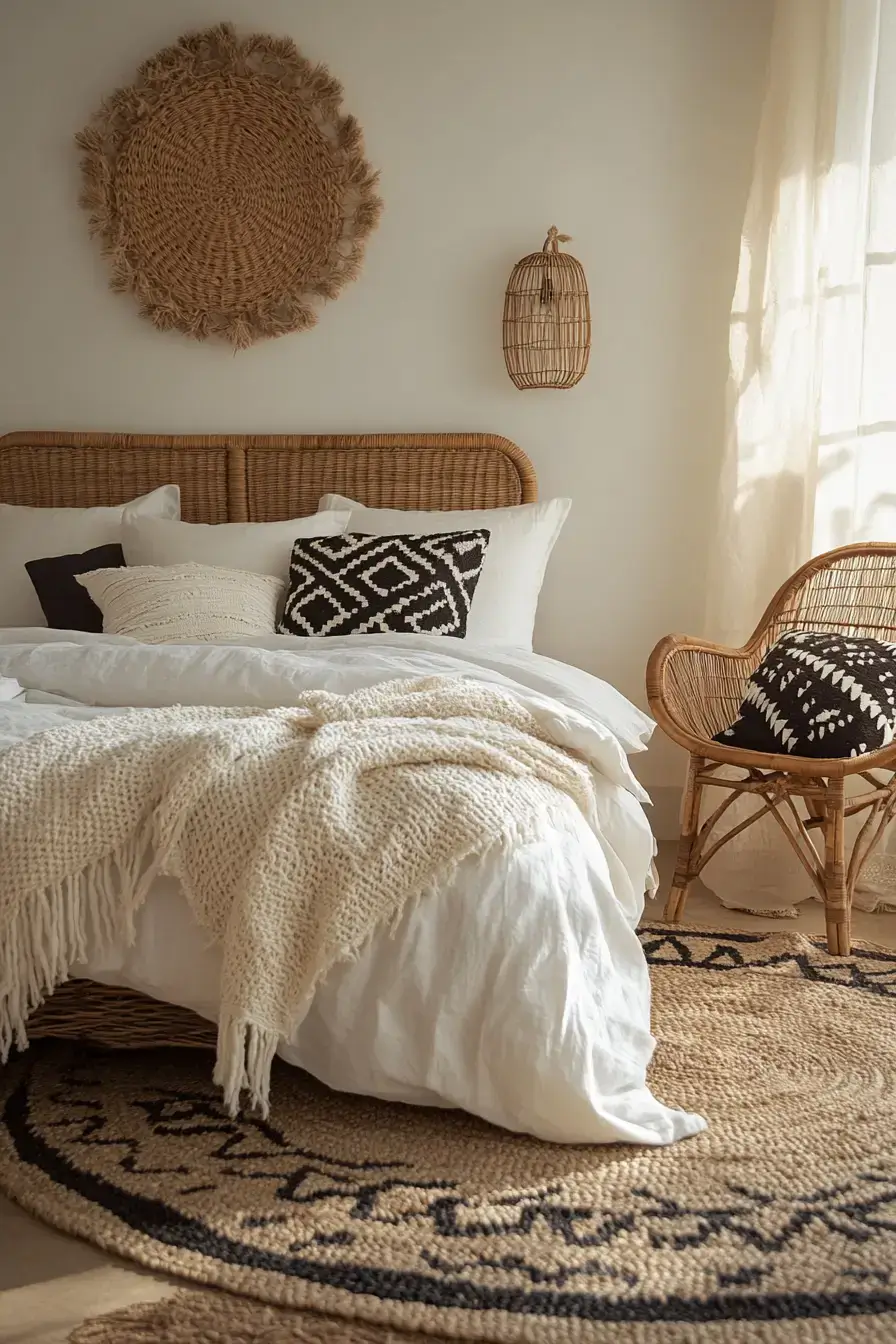 29 Afro Boho Bedroom Ideas That Turn Sleep Spaces Into Sanctuaries afro boho bedroom