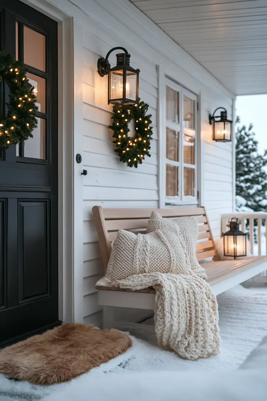 23 Front Porch Christmas Decor Looks That Last Through January front porch christmas decor