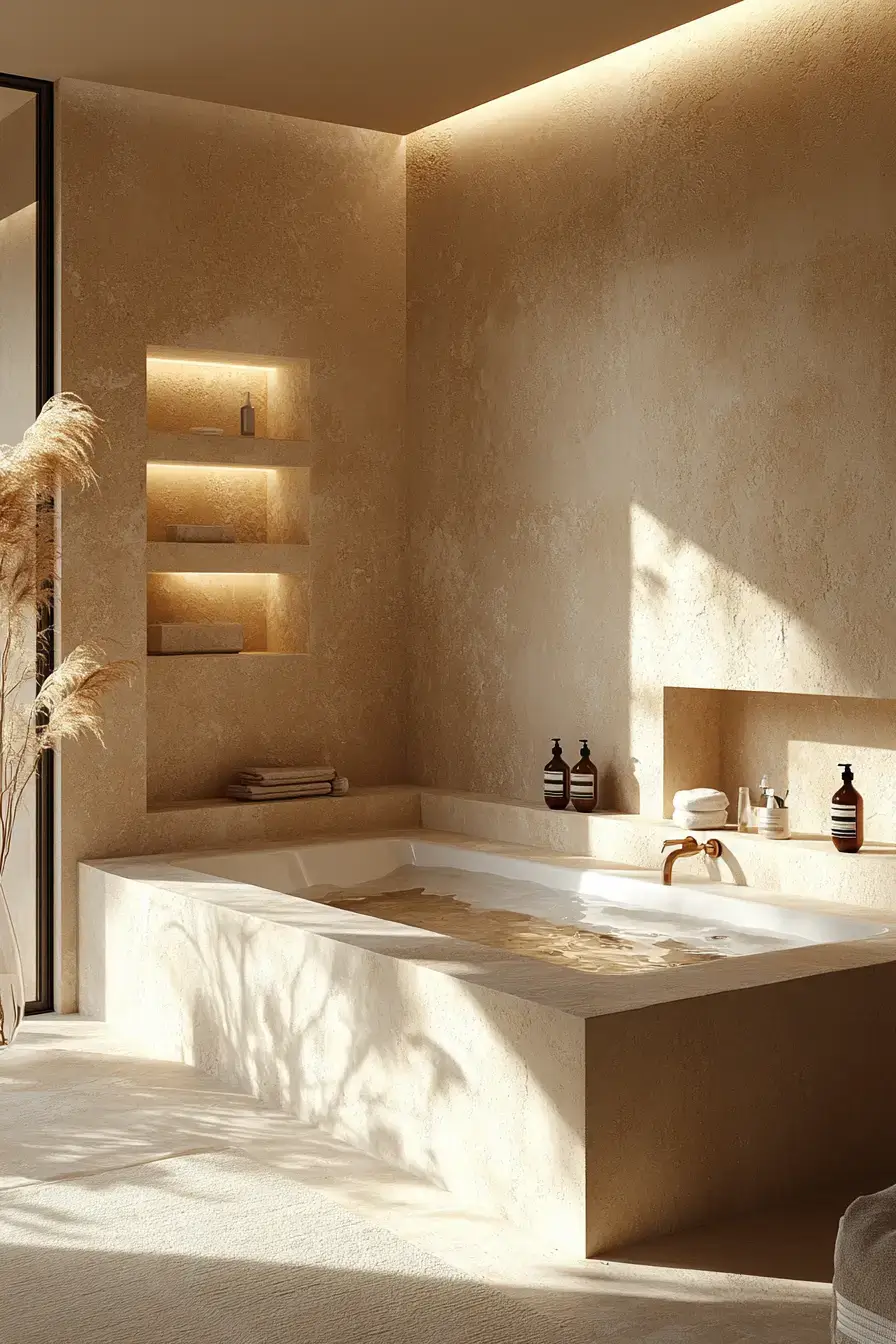 27 Beige Bathroom Looks That Stay Calm Even on Busy Mornings beige bathroom ideas