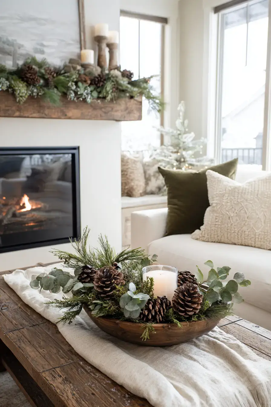 27 Natural Christmas Decor Ideas Using Pine and Dried Citrus natural christmas decor