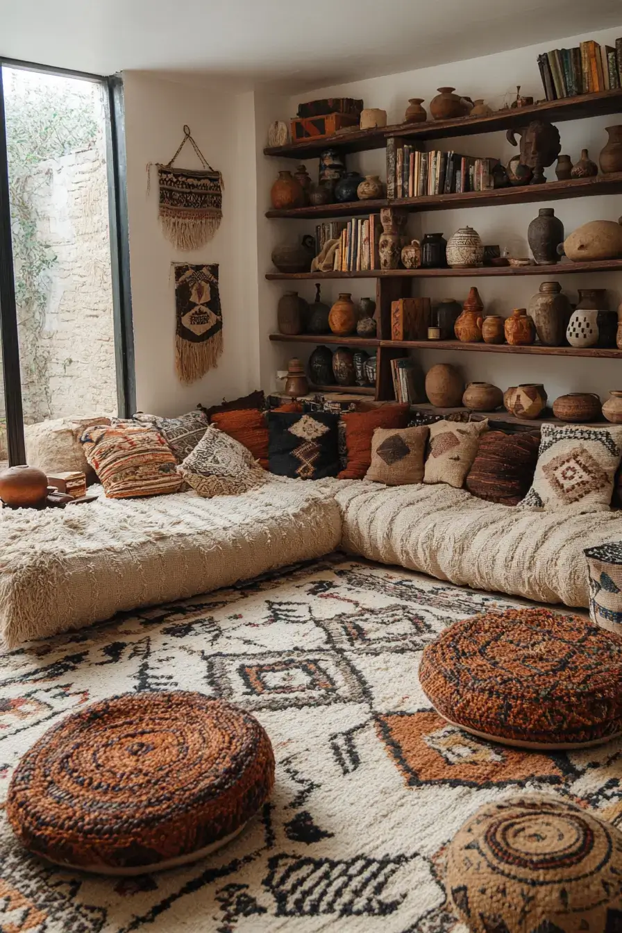 29 Afro Boho Living Room Ideas That Feel Lived-In, Not Staged afro boho living room
