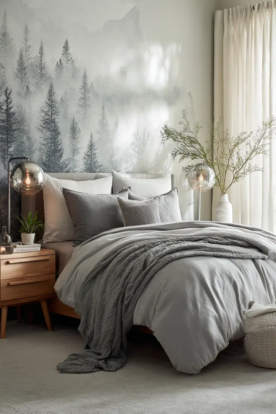 29 Forest Themed Bedroom Ideas That Bring the Woods Indoors forest themed bedroom
