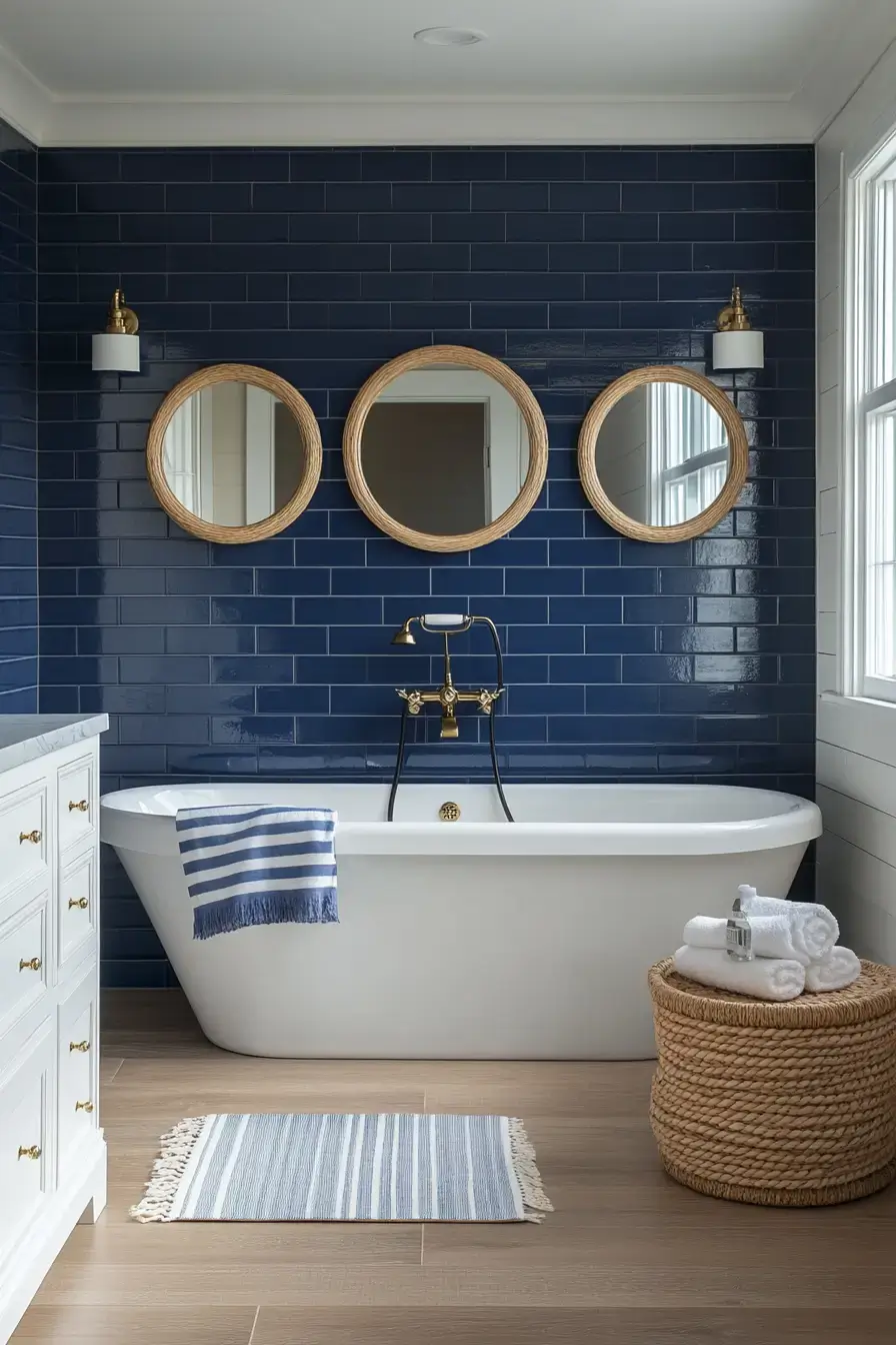 29 Modern Coastal Bathroom Ideas That Feel Spa-Calm modern coastal bathroom